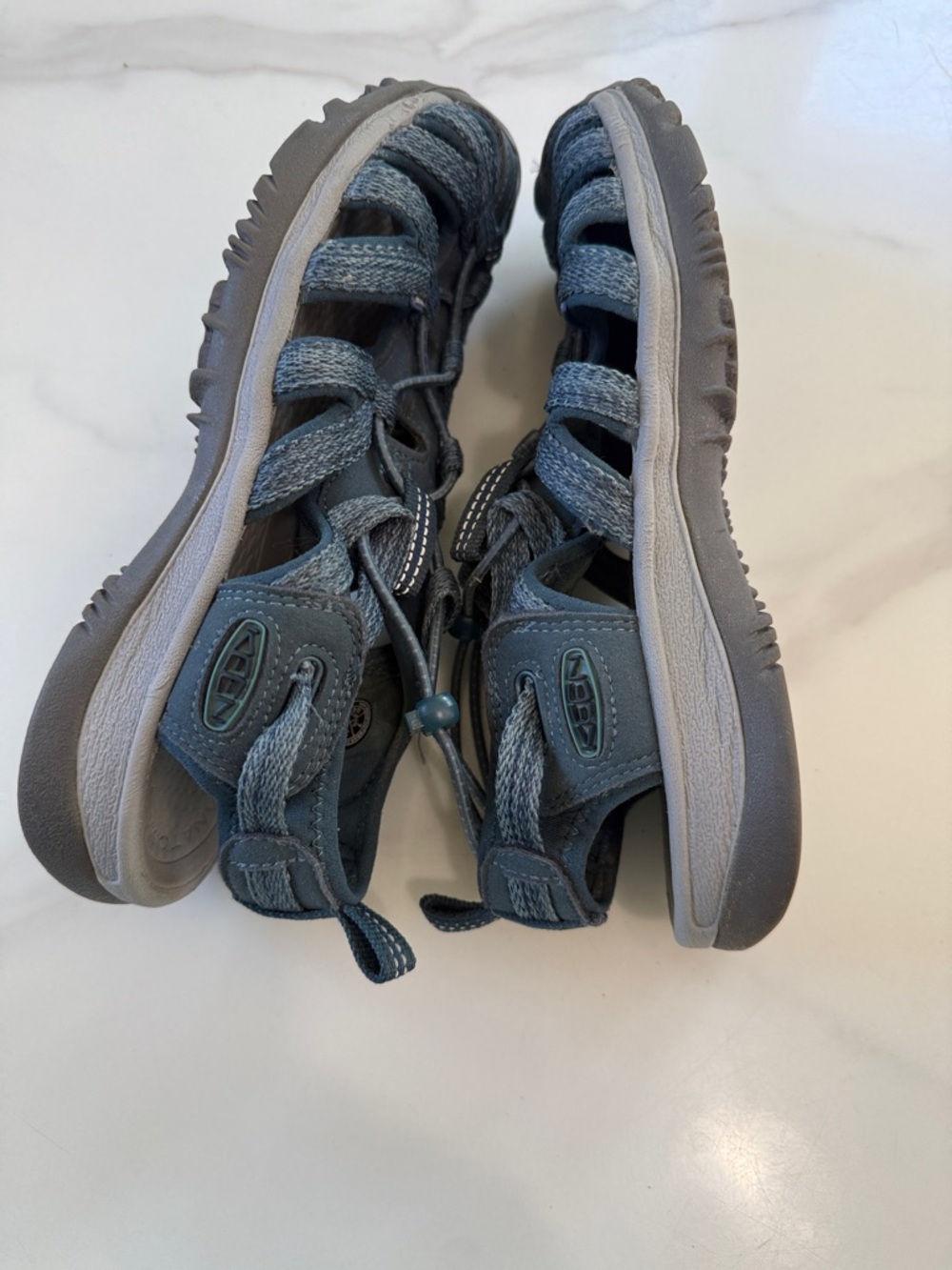 Keen Teal Blue Strappy Outdoor Sandals - Picture 9 of 10